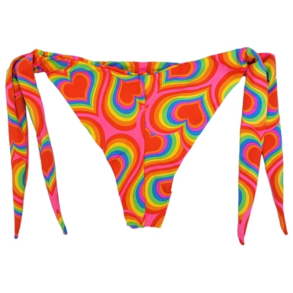 Tanga alta V bikini texturizado 'Bicolor Sweet' - Dubrazil Bikinis