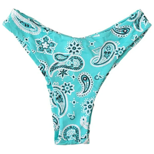 Tanga Alta V bikini 'Paisley Aqua'