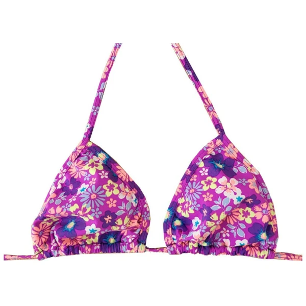 Top triangulo bikini 'Flower Power'