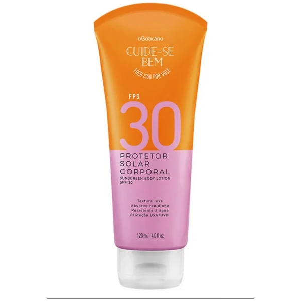 Protector Solar 30 FPS 'Cuide-se Bem' 120g